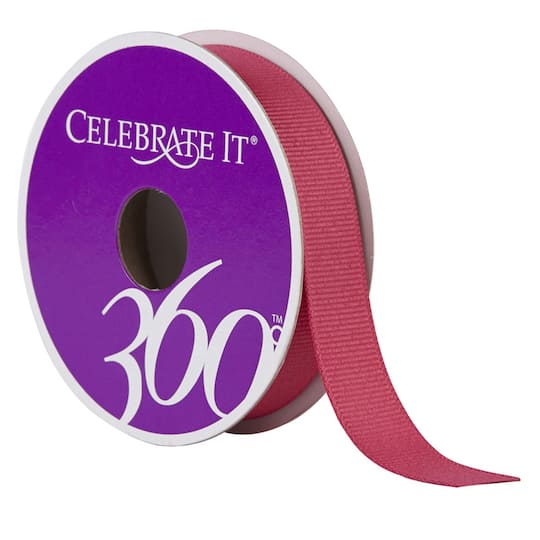 5/8&#x22; Grosgrain Ribbon by Celebrate It&#xAE; 360&#xB0;&#x2122;